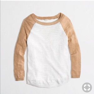 Jcrew baseball airspun baseball tee